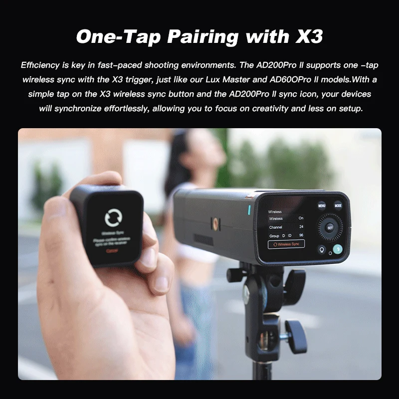 Photography Lighting Godox - Godox AD200 Pro II Flash Strobe