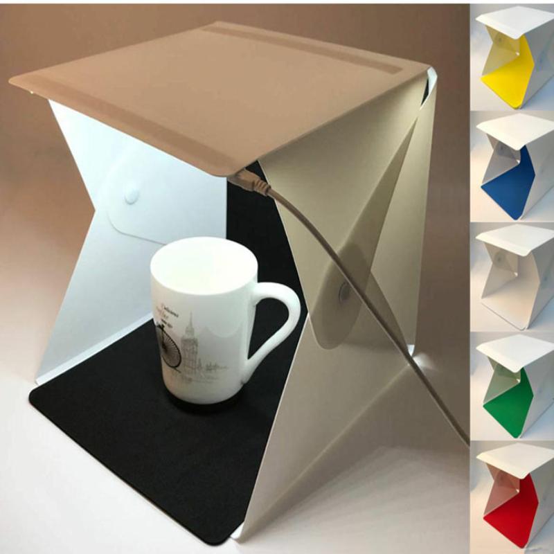 Photography Lighting Background - 【C】Portable LED Photo Studio Light Box