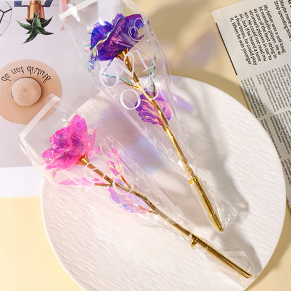Glowing Gold Foil Rose Flower  - Photography Lighting Simulation 리뷰 및 가격