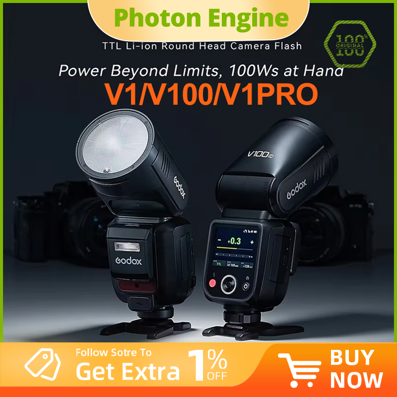 Godox V1 V1Pro V100 TTL Li-ion - Photography Lighting Godox 리뷰 및 가격