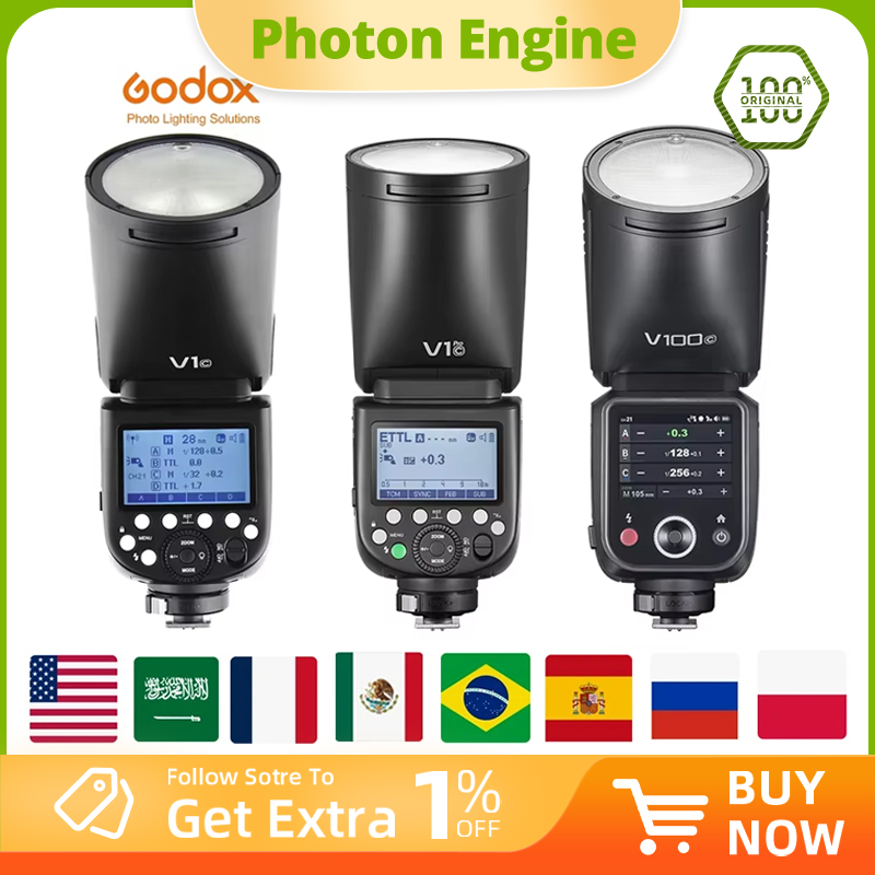 Godox V1 V1Pro V100 TTL Li-ion - Photography Lighting Godox 리뷰 및 가격