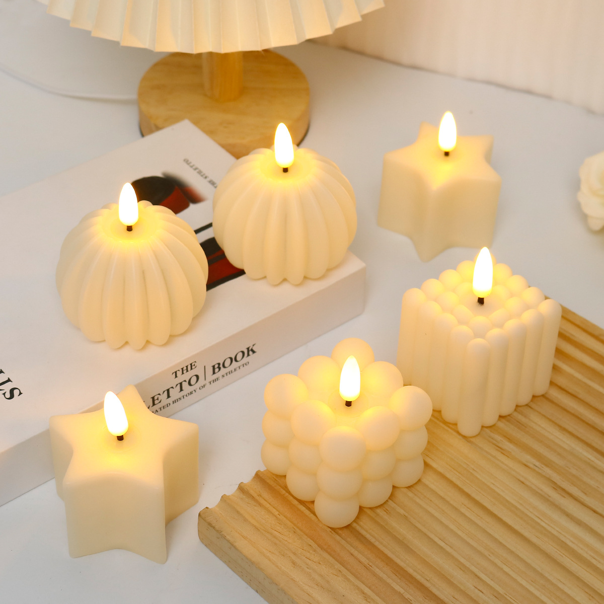 Led Candle  Cube for Wedding,  - Photography Of Lighting 리뷰 및 가격