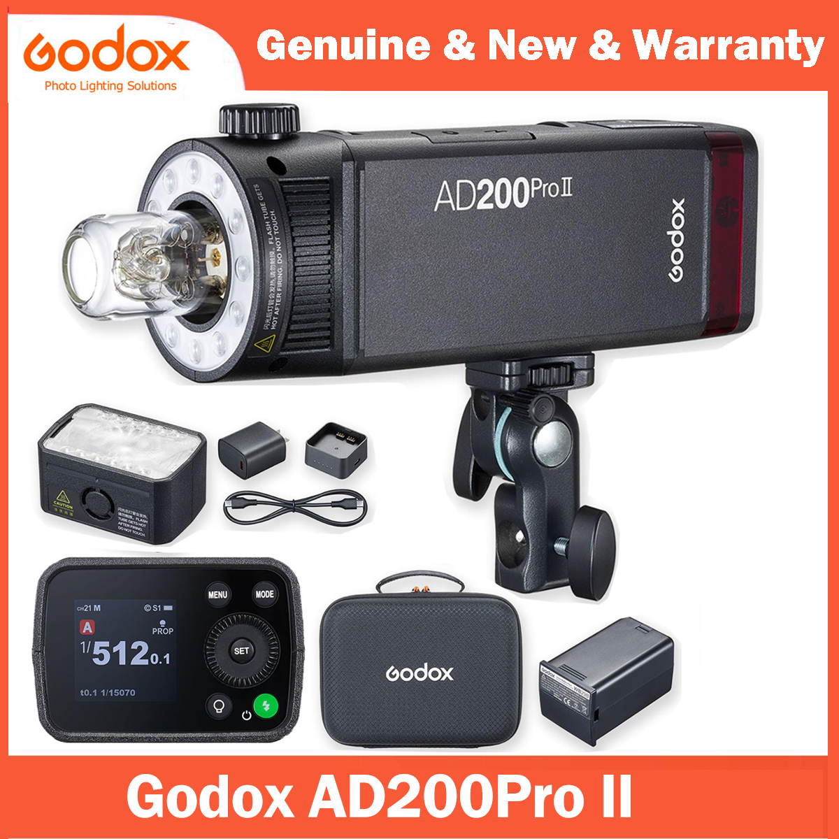 Godox AD200 Pro II Flash Strob - Photography Lighting Godox 리뷰 및 가격
