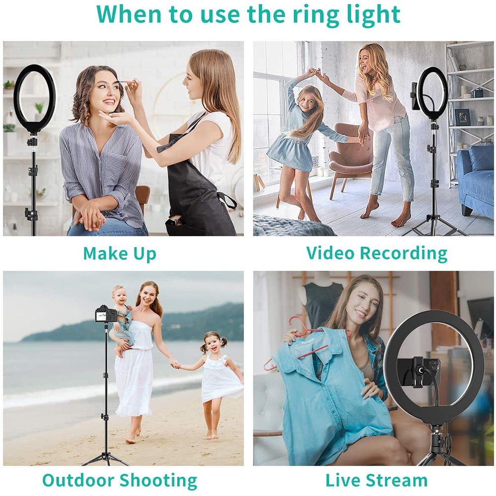 Phone Live Ring Light 10 Inch  - Photography Lighting Professional 리뷰 및 가격
