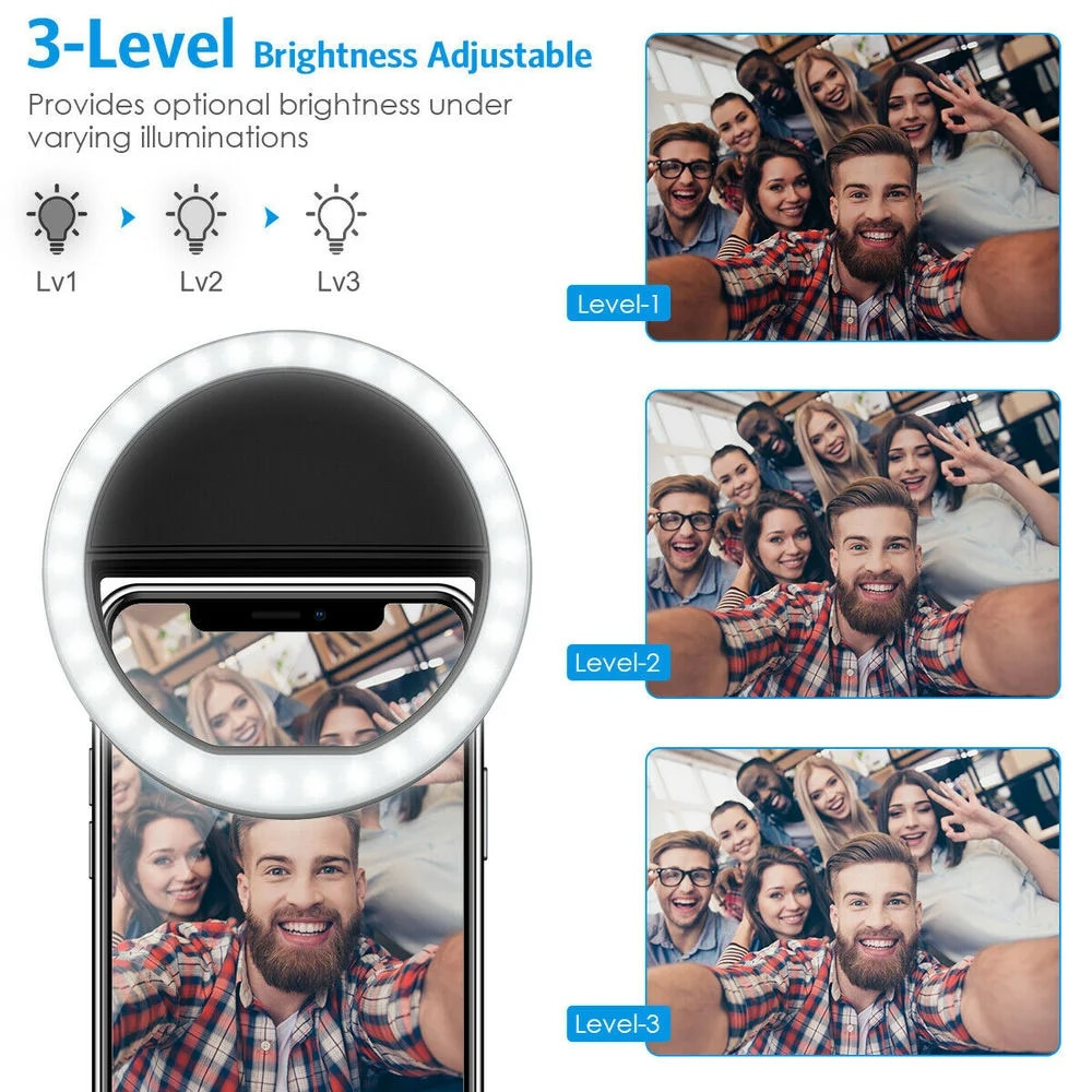 LED Selfie Fill Light USB Char - Photography Lighting Professional 리뷰 및 가격