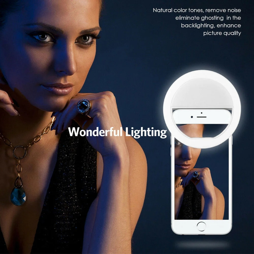 LED Selfie Fill Light USB Char - Photography Lighting Professional 리뷰 및 가격