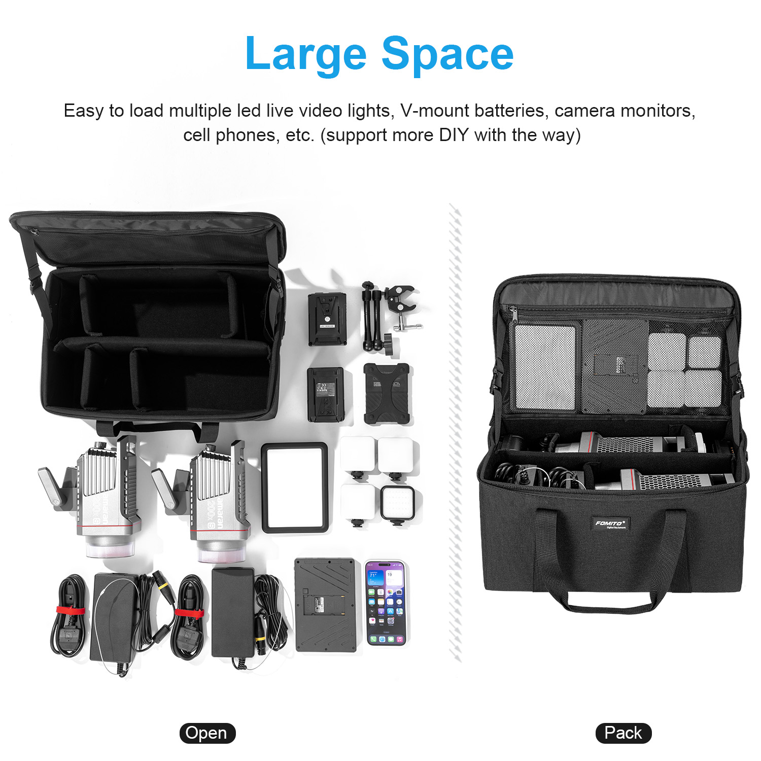 FOMITO Camera Bag Crossbody Sh - Photography Lighting Bag 리뷰 및 가격