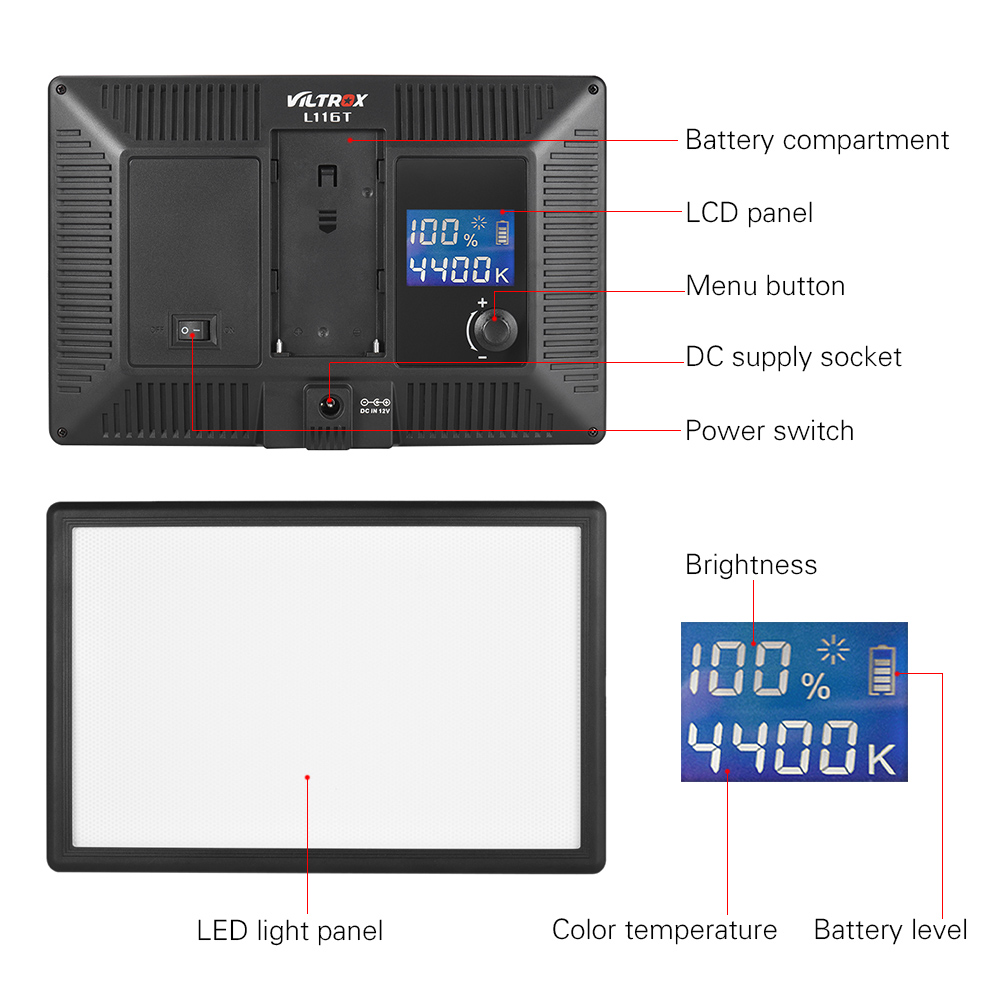 Viltrox L116T/L132T Camera Lig - Photography Lighting Wireless 리뷰 및 가격