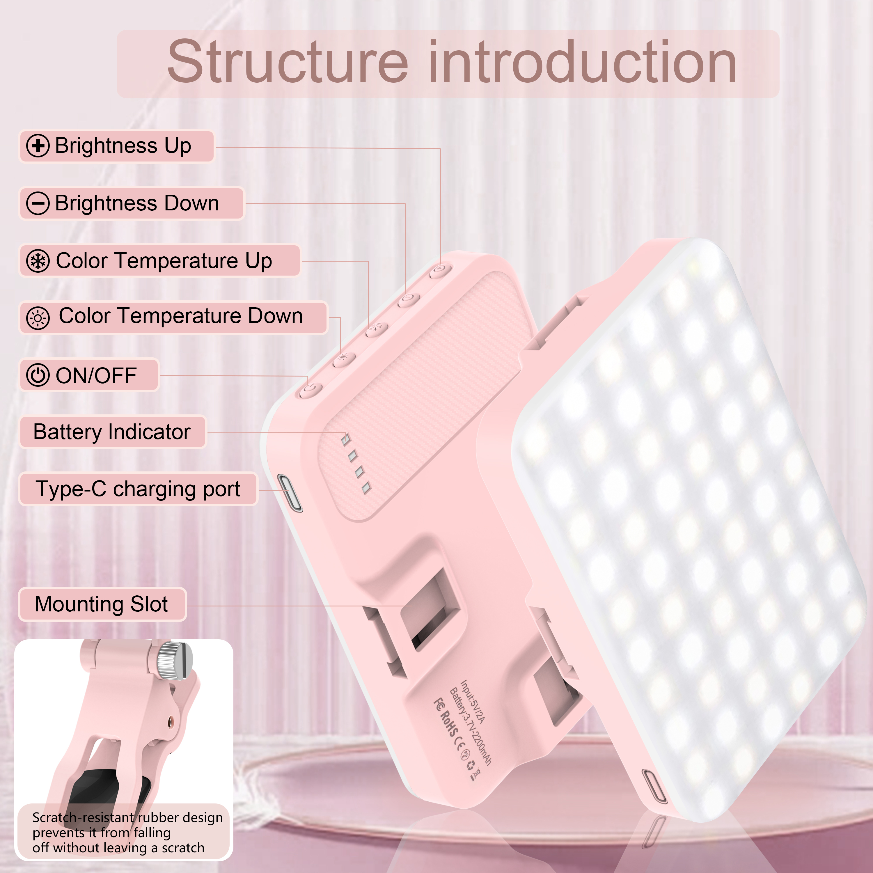 LED Selfie Light 60 High Power - Photography Lighting Professional 리뷰 및 가격