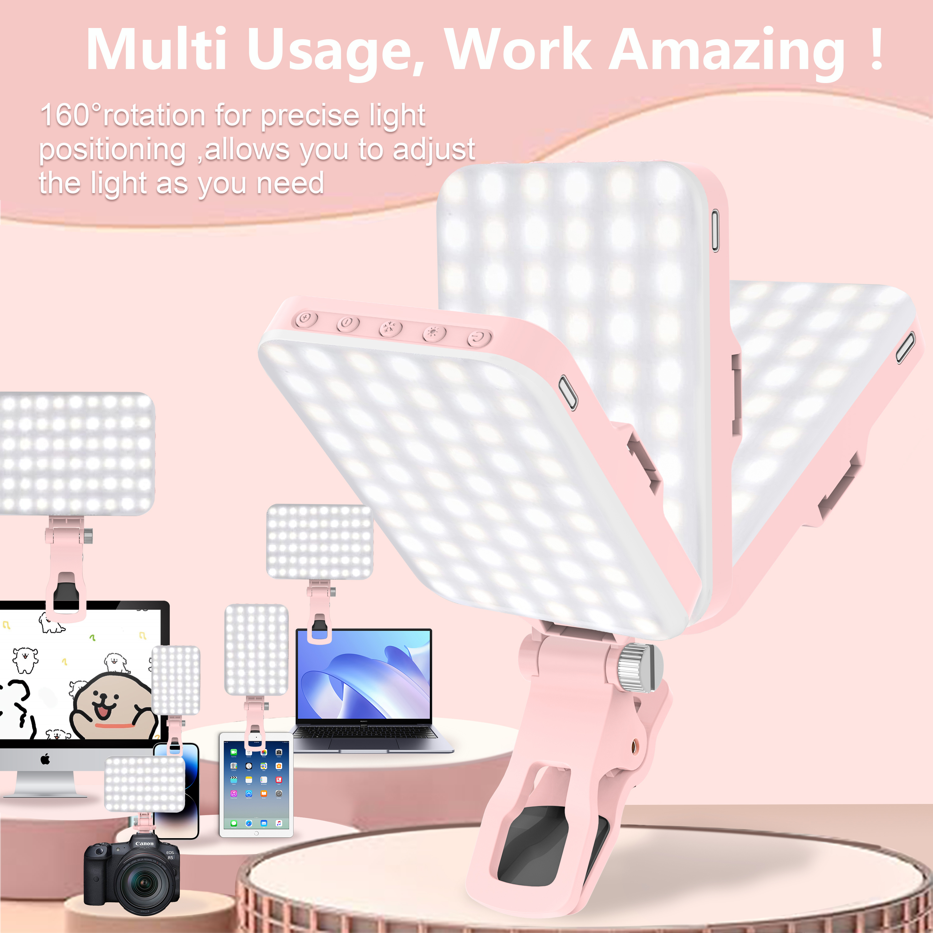 LED Selfie Light 60 High Power - Photography Lighting Professional 리뷰 및 가격