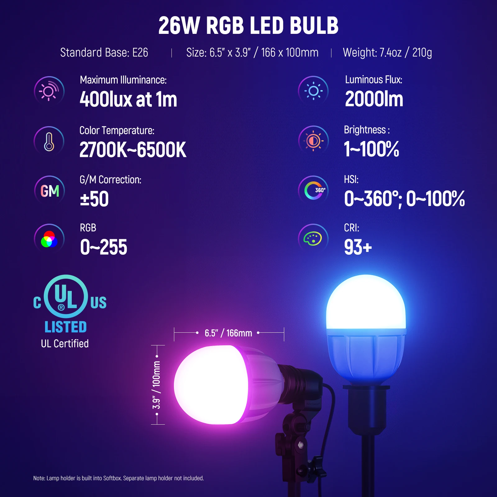 NEEWER RGB Softbox Lighting Ki - Photography Lighting App 리뷰 및 가격