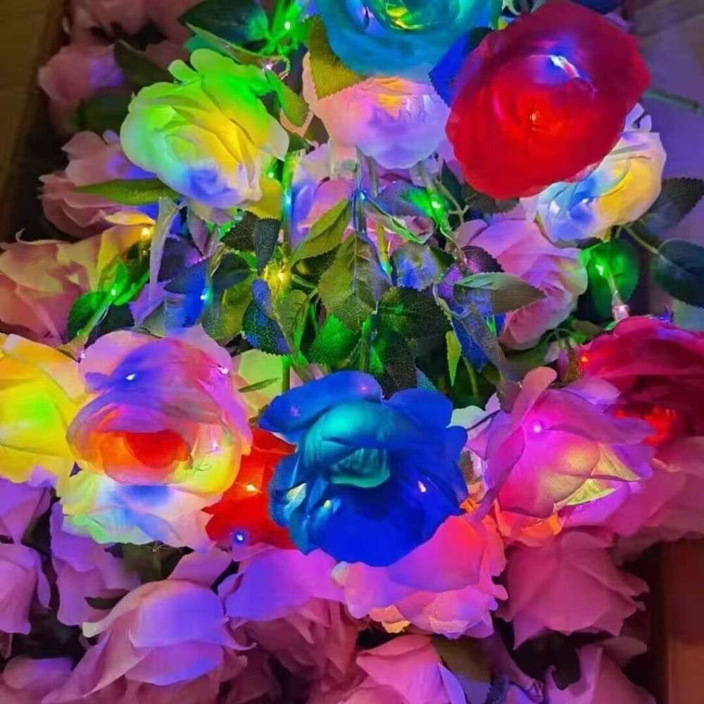Glowing Artificial Rose Flower - Photography Lighting Simulation 리뷰 및 가격