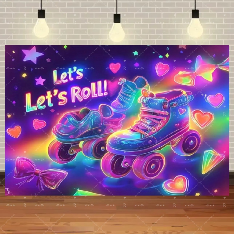 Roller Skating Shoes Theme Bir - Photography Lighting Background 리뷰 및 가격
