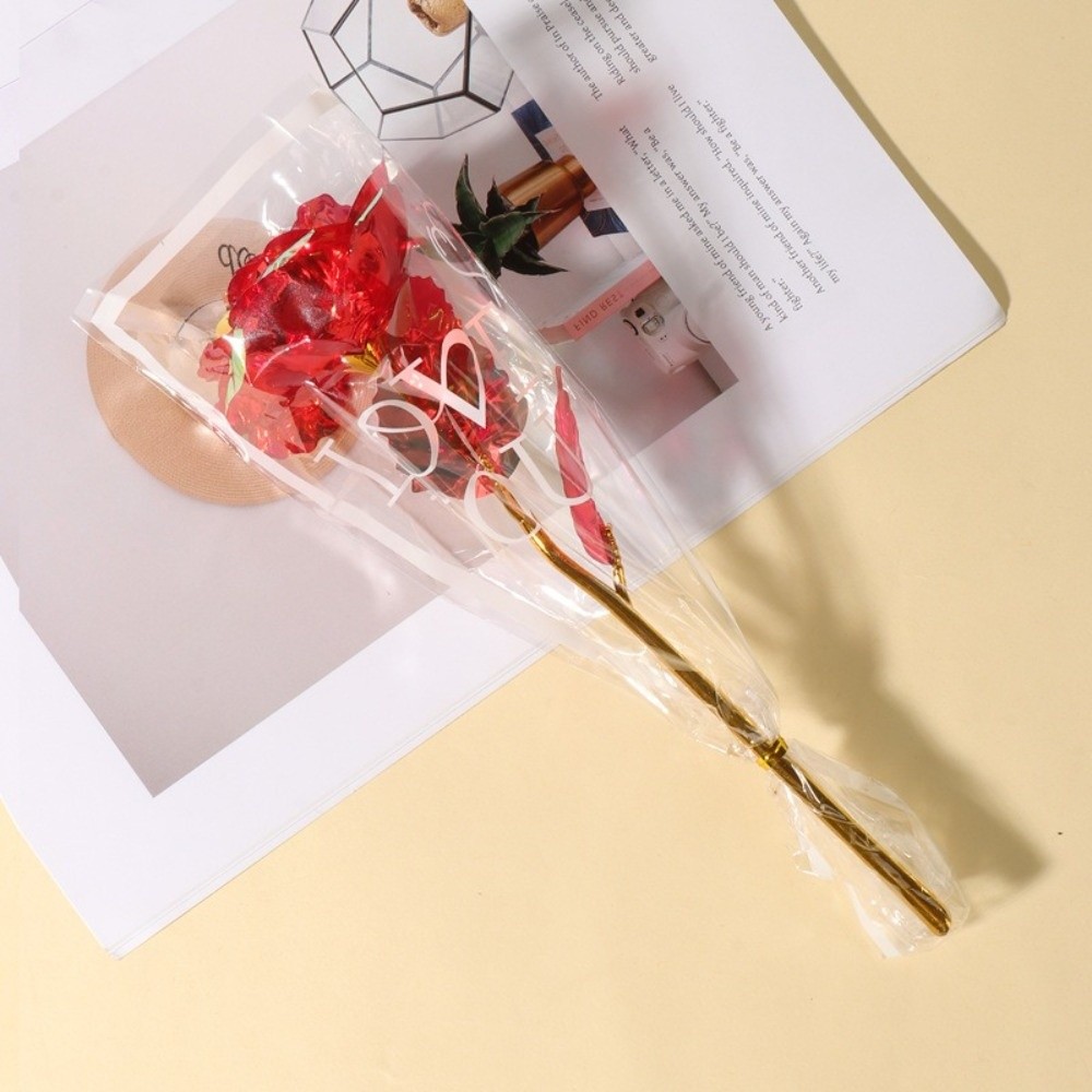 Glowing Gold Foil Rose Flower  - Photography Lighting Simulation 리뷰 및 가격
