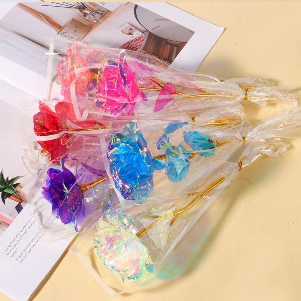 Glowing Gold Foil Rose Flower  - Photography Lighting Simulation 리뷰 및 가격