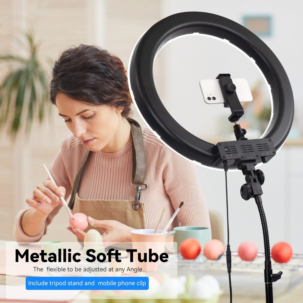 18-Inch 55W Ring Light with 24 - Photography Lighting Bag 리뷰 및 가격