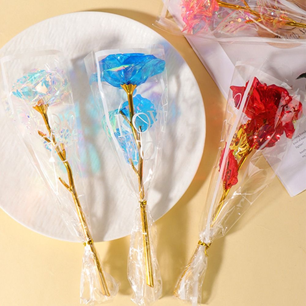 Glowing Gold Foil Rose Flower  - Photography Lighting Simulation 리뷰 및 가격