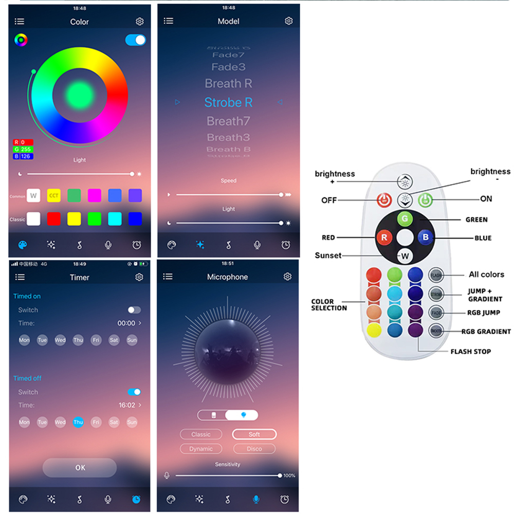 Tuya Smart Sunset Lamp Night L - Photography Lighting App 리뷰 및 가격