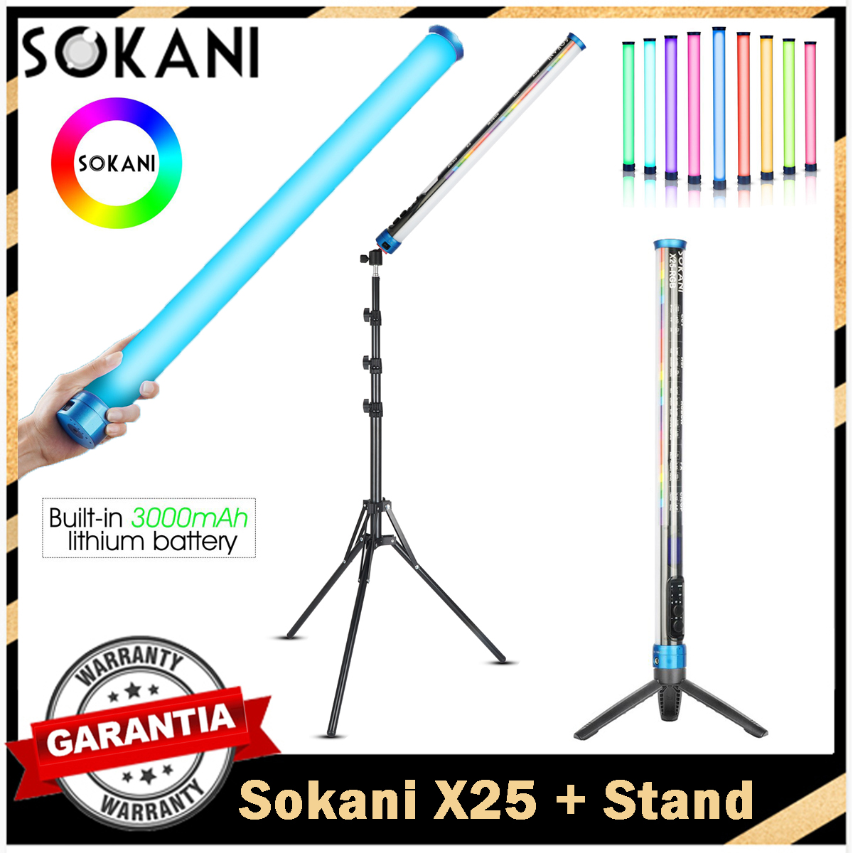 Sokani X25 RGB LED Video Light - Photography Lighting App 리뷰 및 가격