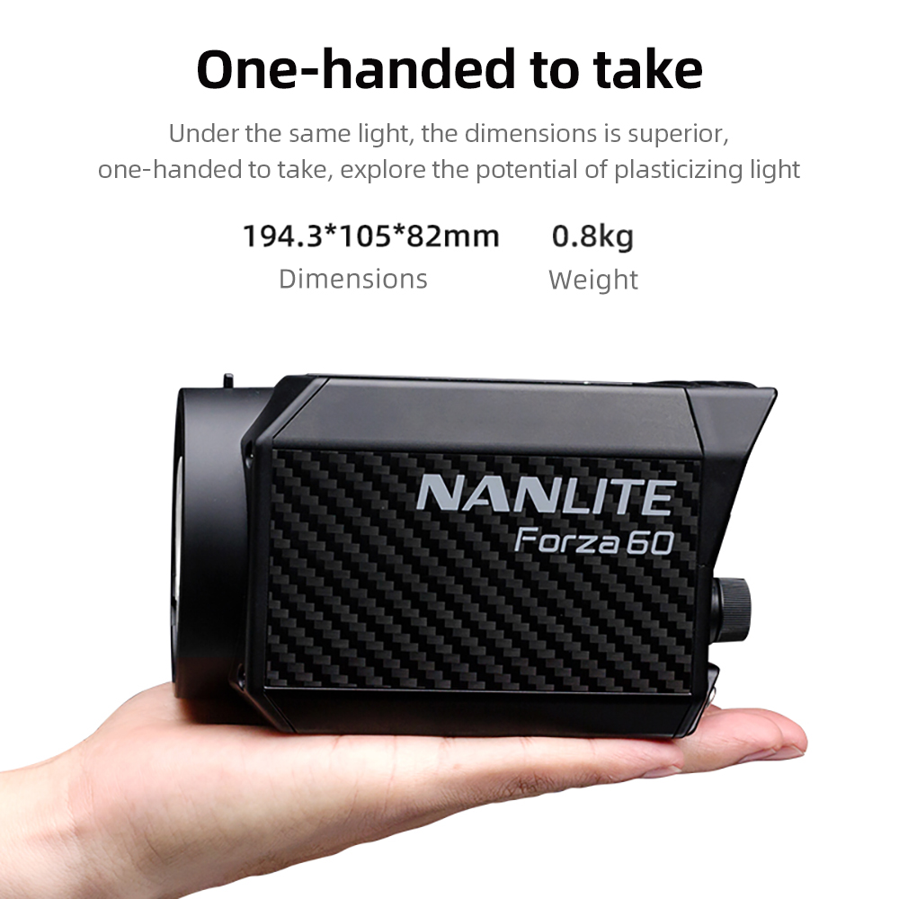 Nanlite Forza 60W Portable 560 - Portable Strobe Monolight 리뷰 및 가격