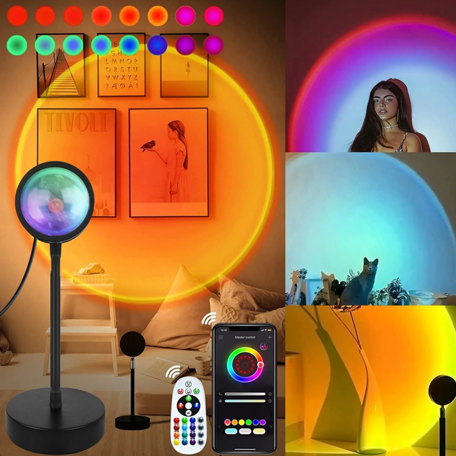 Smart Sunset Lamp Tuya LED Nig - Photography Lighting App 리뷰 및 가격