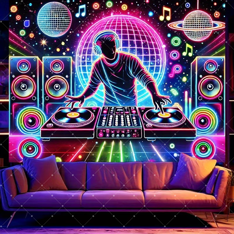 Hip Hop Music DJ Party Decorat - Photography Lighting Background 리뷰 및 가격