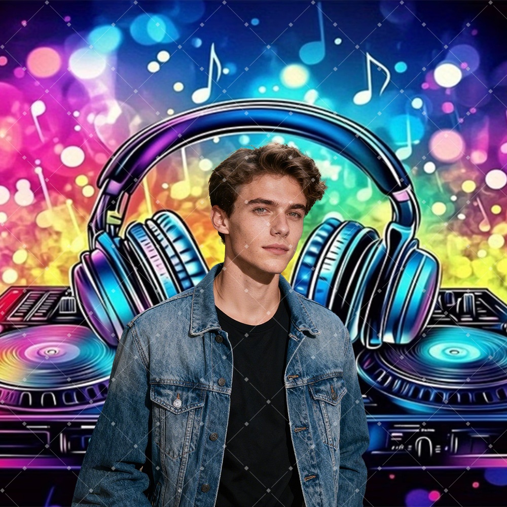 Hip Hop Music DJ Party Decorat - Photography Lighting Background 리뷰 및 가격