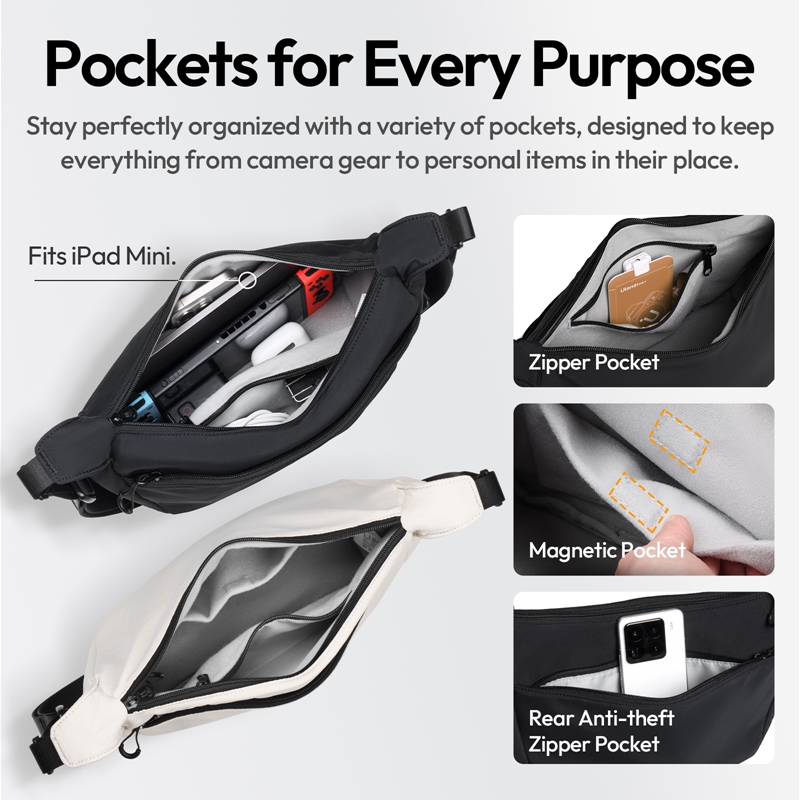 Ulanzi HMN1 Lunar Sling Bag Wh - Photography Lighting Bag 리뷰 및 가격