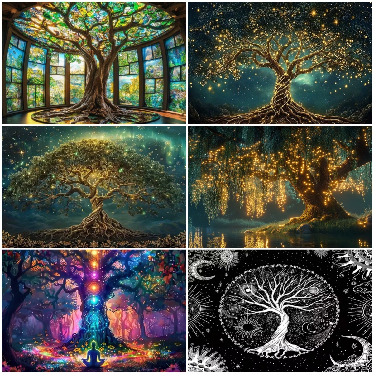 Enchanted Forest Life Tree Pho - Photography Lighting Background 리뷰 및 가격