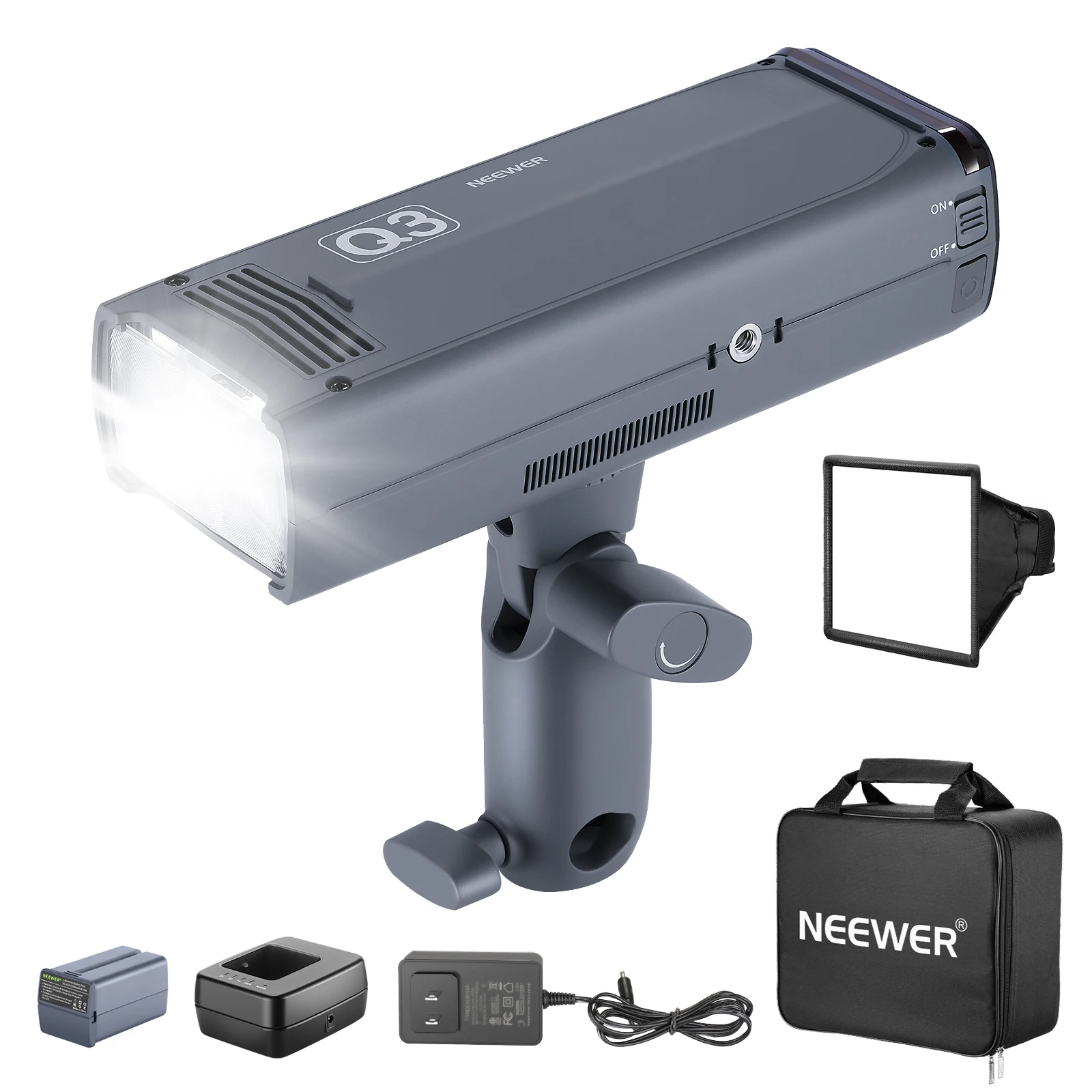 NEEWER Q3 200Ws 2.4G TTL Flash - Portable Strobe Monolight 리뷰 및 가격