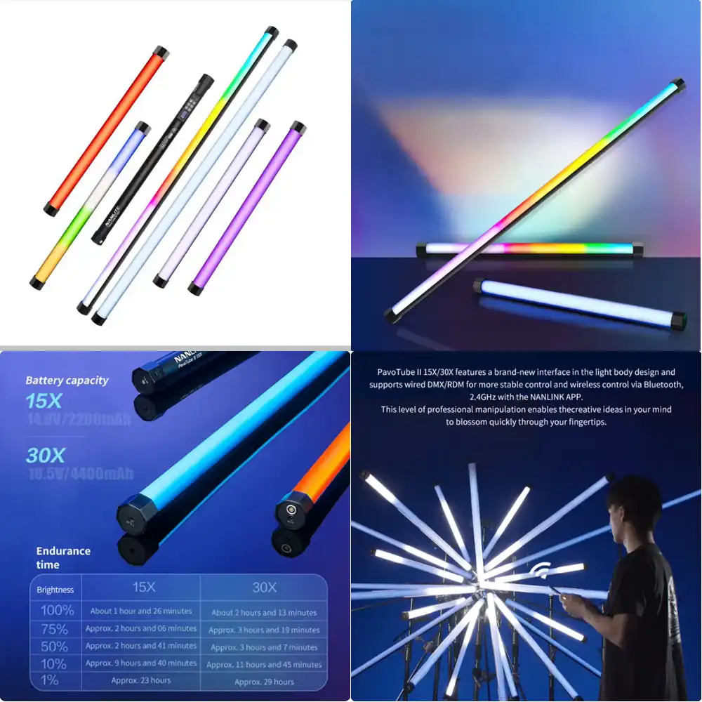 Nanguang Pavotube II 30X RGB P - Photography Of Lighting 리뷰 및 가격