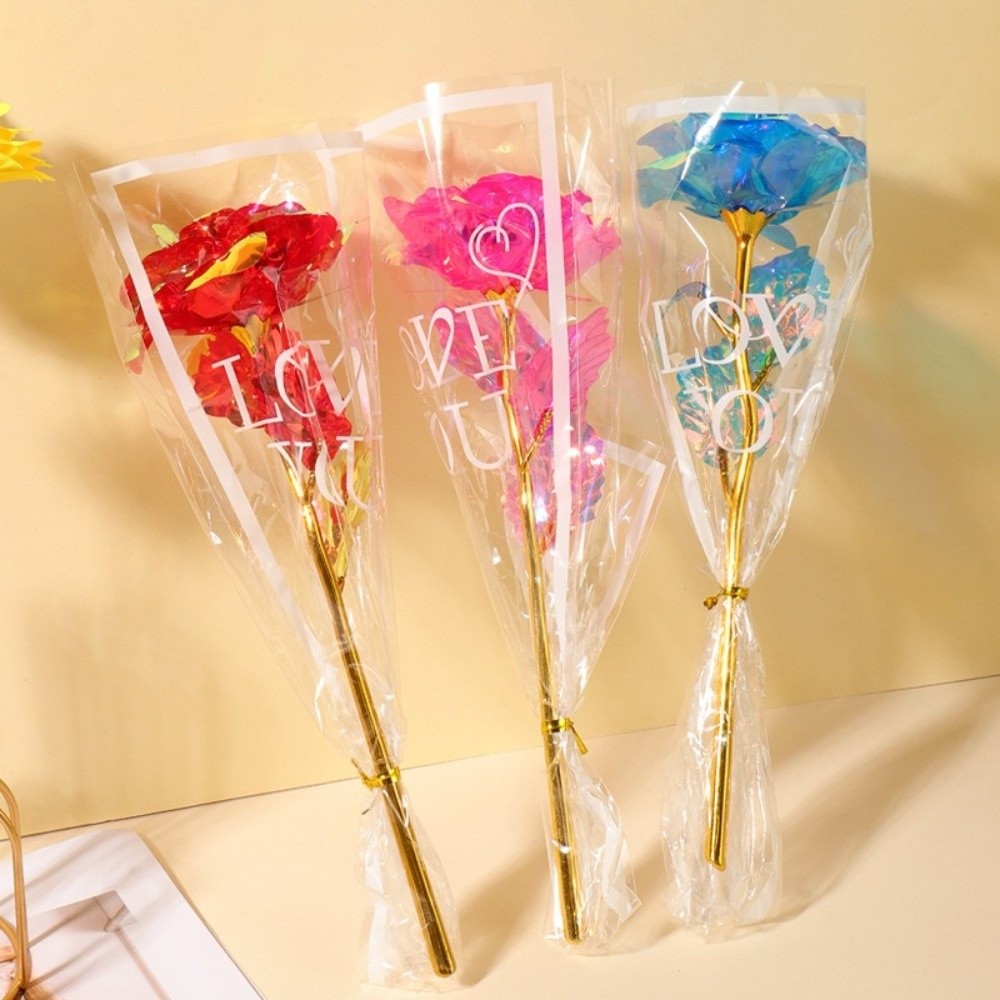 Glowing Gold Foil Rose Flower  - Photography Lighting Simulation 리뷰 및 가격