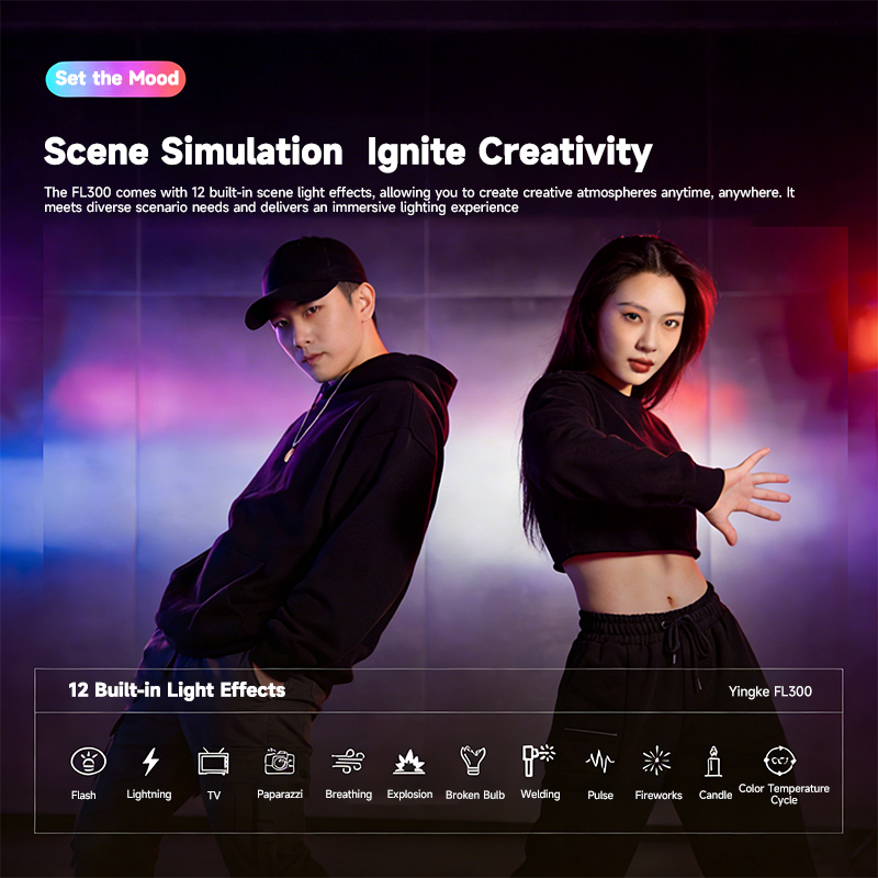YSKE FL300 320W COB LED Video  - Photography Lighting App 리뷰 및 가격