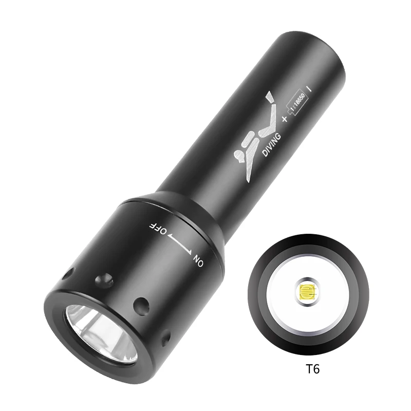 New T6 LED Diving Torch Long-R - Photography Of Lighting 리뷰 및 가격