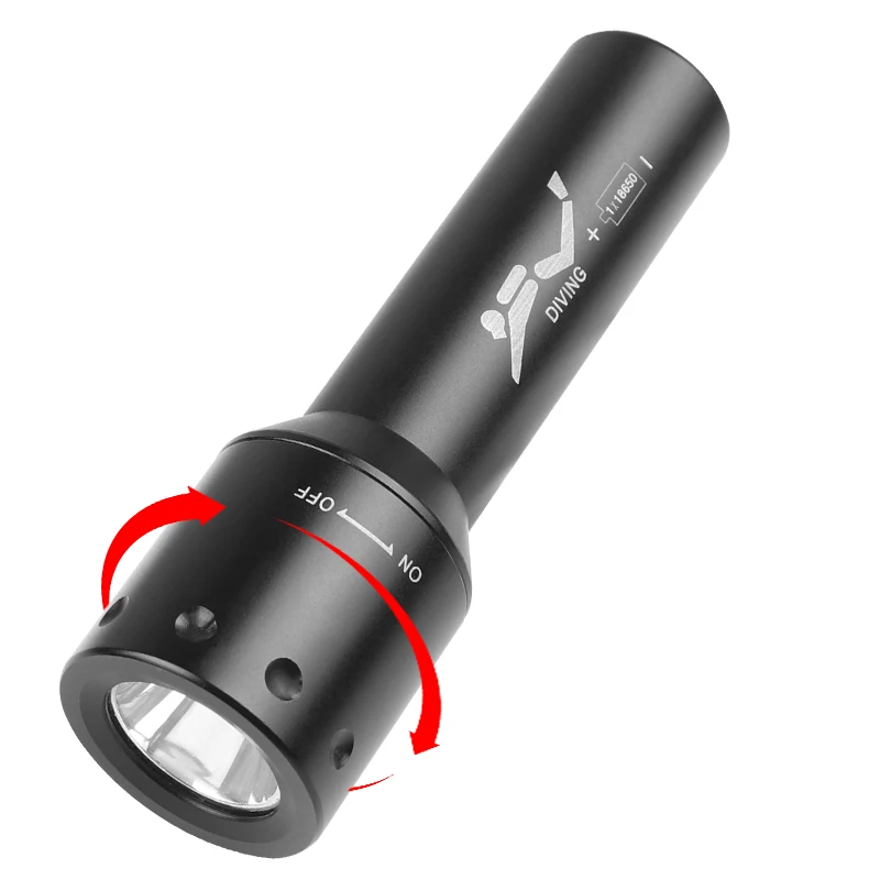 New T6 LED Diving Torch Long-R - Photography Of Lighting 리뷰 및 가격