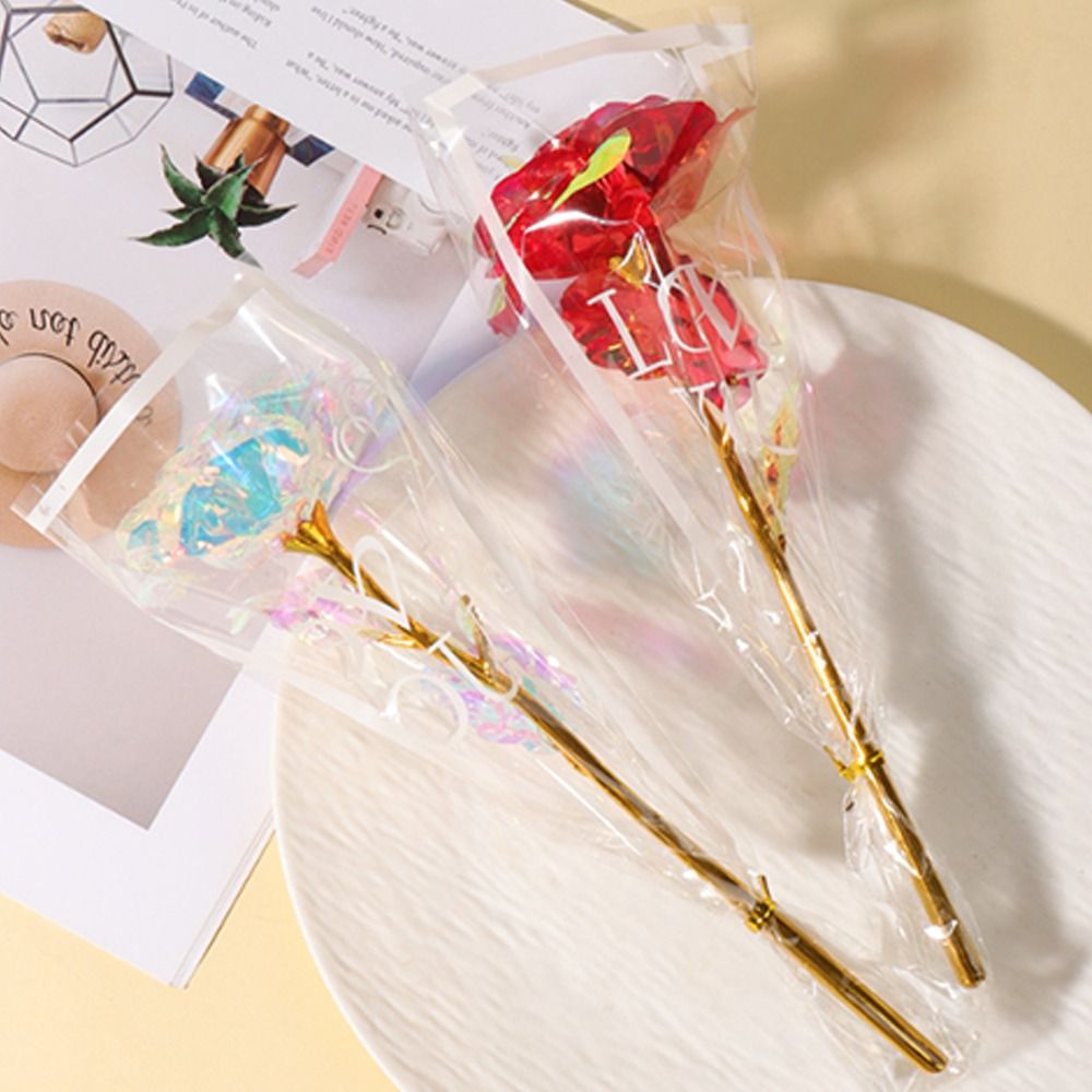 Glowing Gold Foil Rose Flower  - Photography Lighting Simulation 리뷰 및 가격