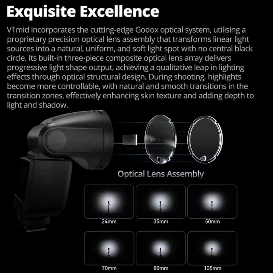 Godox V1 mid C/S/N/F/O TTL HSS - Photography Lighting Godox 리뷰 및 가격