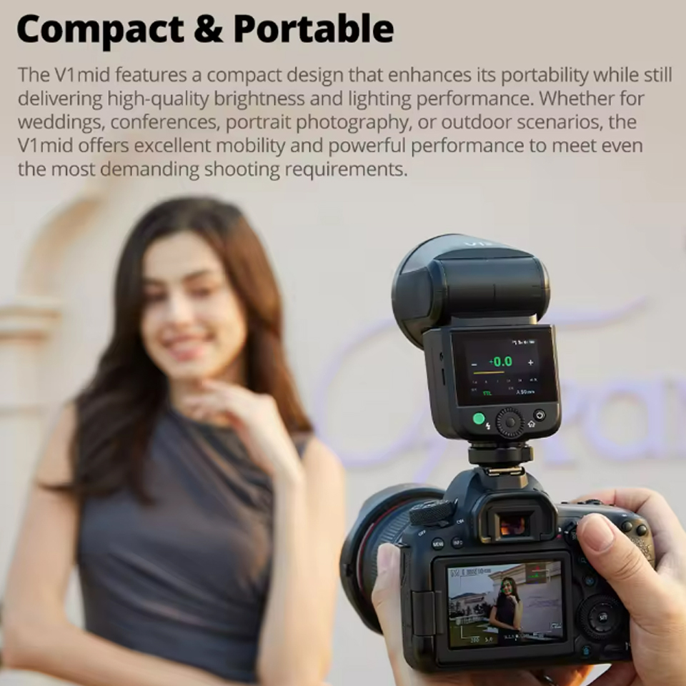 Godox V1 mid C/S/N/F/O TTL HSS - Photography Lighting Godox 리뷰 및 가격