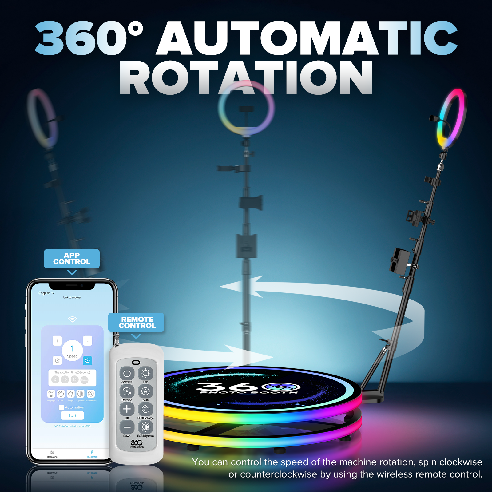 360 Rotating Photo Booth Ring  - Photography Lighting App 리뷰 및 가격