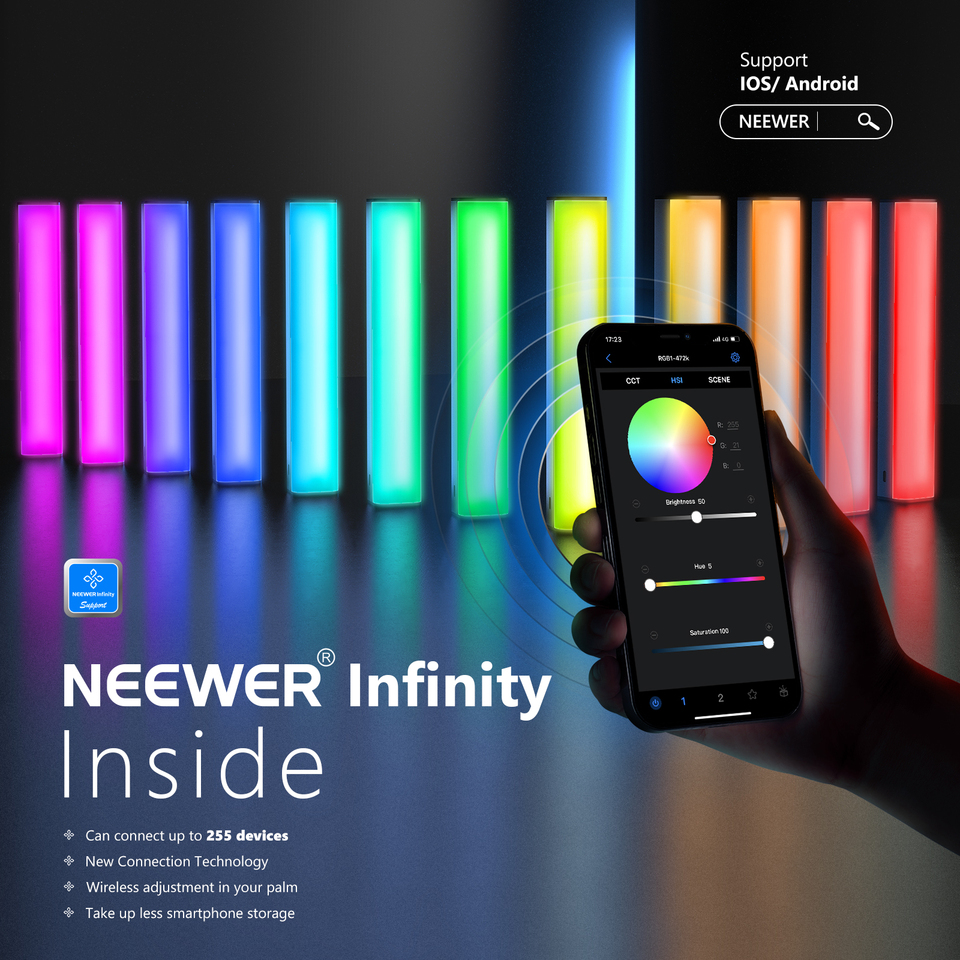 For NEEWER RGB Magnetic Handhe - Photography Lighting App 리뷰 및 가격