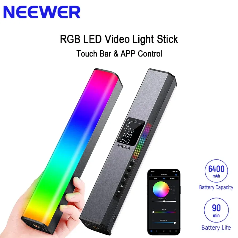 For NEEWER RGB Magnetic Handhe - Photography Lighting App 리뷰 및 가격